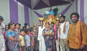 మమతానగర్‌లో  గణేష్‌ నవరాత్రి ముగింపు