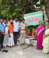 అలియాబాద్‌లో చలివేంద్రం ప్రారంభం