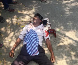 రోడ్డు ప్రమాదంలో వ్యక్తి మృతి